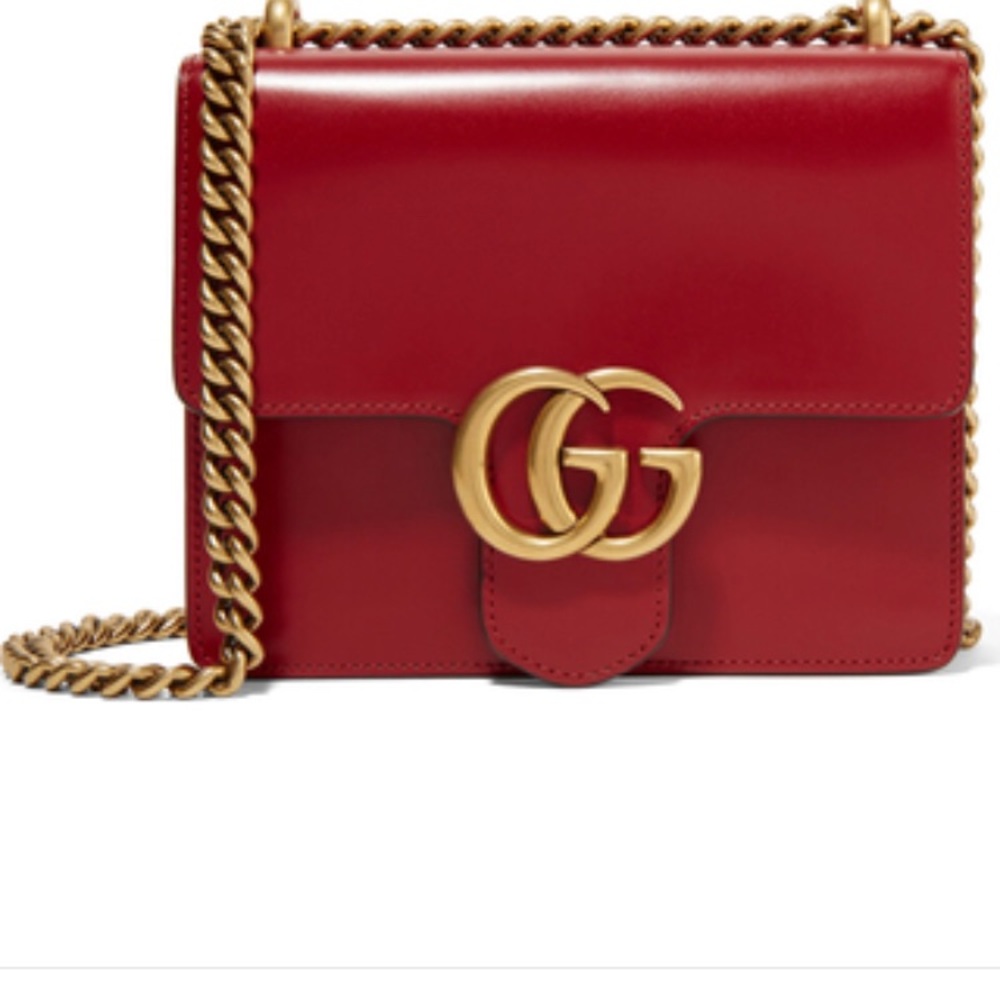 Gucci GG Marmont Small Leather bag RED
